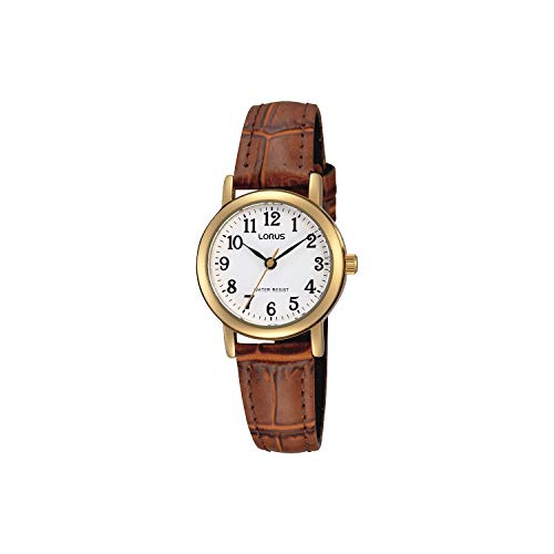 Lorus Klassik Damen-Uhr Edelstahl mit Lederband RRS18VX9 Lorus Klassik Damen-Uhr Edelstahl mit Lederband RRS18VX9 von Lorus