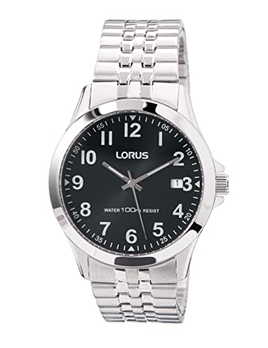Lorus Klassik Herren-Uhr Edelstahl mit Metallband RS971CX9 von Lorus