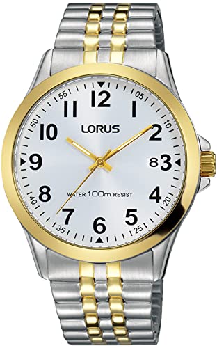 Lorus Klassik Herren-Uhr Edelstahl mit Metallband RS972CX9 von Lorus