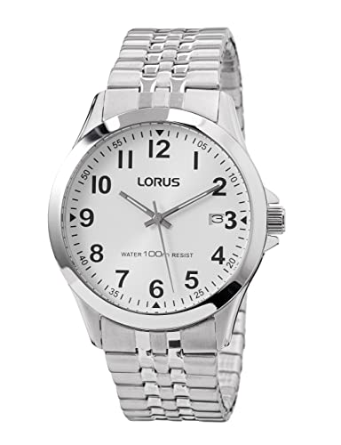 Lorus Klassik Herren-Uhr Edelstahl mit Metallband RS975CX9 von Lorus