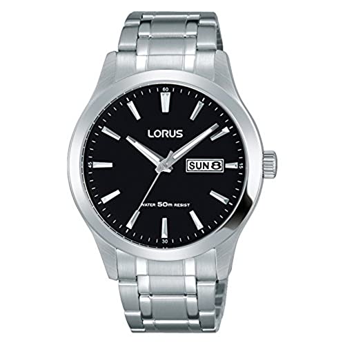 Lorus Klassik Herren-Uhr mit Palladiumauflage und Metallband RXN23DX9 von Lorus