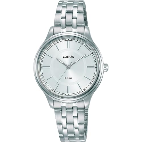 Lorus Ladies Analog Watch with Stainless Steel Bracelet & White Dial RG207VX9 von Lorus