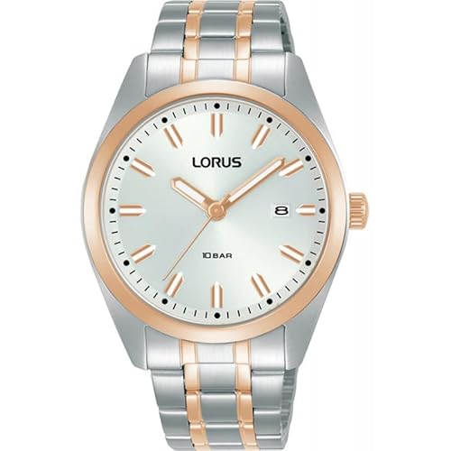 Lorus Herren Analog Quarz Uhr mit Edelstahl Armband RH980PX9 von Lorus