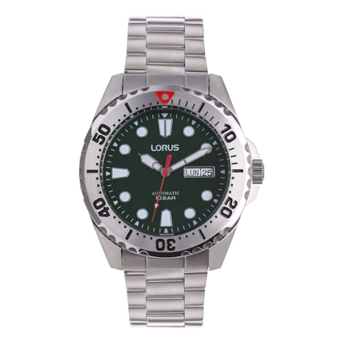 LORUS Herren Analog Automatik Uhr mit Edelstahl Armband RL475BX9 LORUS Herren Analog Automatik Uhr mit Edelstahl Armband RL475BX9 von Lorus
