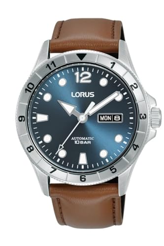 Lorus Sport Man Herren Uhr analog Automatik mit Leder Armband RL469BX9 von Lorus