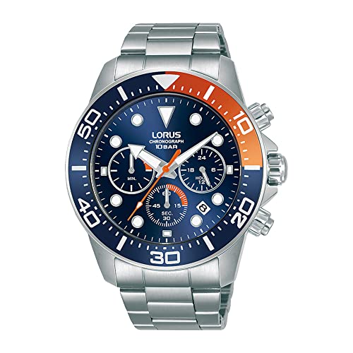 Lorus Sport Man Herren Uhr analog Quarzwerk mit Edelstahl Armband RT345JX9 von Lorus