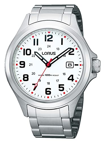 Lorus Sport Man Herren Uhr analog Quarzwerk mit Edelstahl Armband RXH03IX5 von Lorus