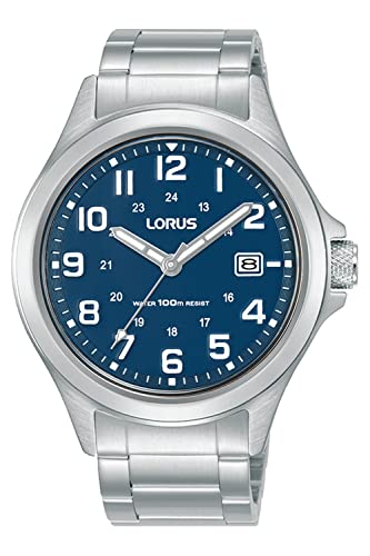 Lorus Sport Man Herren Uhr analog Quarzwerk mit Edelstahl Armband RXH45KX9 von Lorus