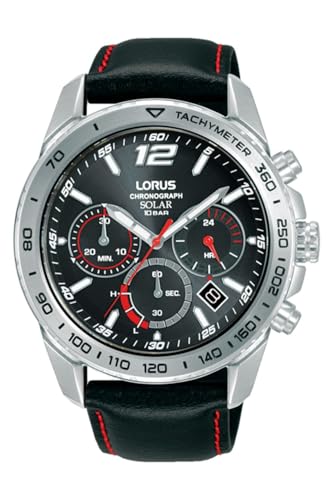 Lorus Sport Man Herren Uhr analog Quarzwerk mit Leder Armband RZ515AX9 von Lorus