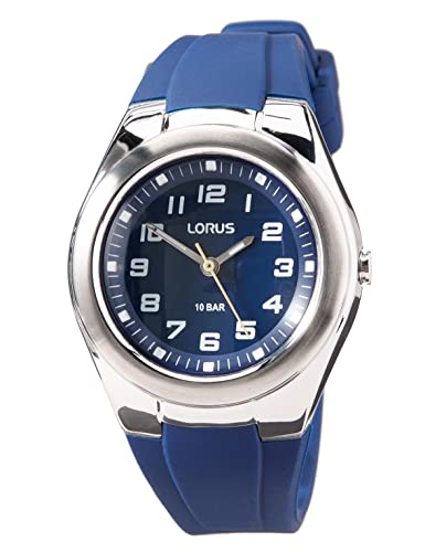 Lorus Unisex Analog Quarz Uhr mit Silikon Armband RRX83GX9 von Lorus