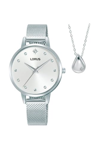 Lorus Woman Damen Uhr analog Quarzwerk mit Edelstahl Armband RG285XX9 von Lorus
