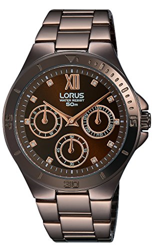 Lorus Watches Damen Analog Quarz Uhr mit Edelstahl beschichtet Armband RP665CX9 von Lorus