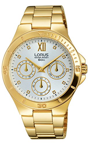 Lorus Watches Damen Analog Quarz Uhr mit Edelstahl beschichtet Armband RP666CX9 von Lorus