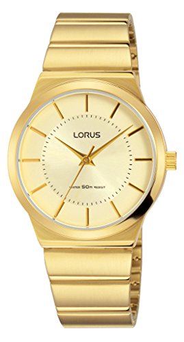 Lorus Watches Damen Analog Quarz Uhr mit Edelstahl beschichtet Armband RRS92VX9 von Lorus