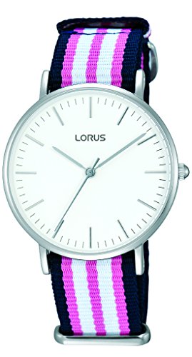 Lorus Watches Damen-Armbanduhr Klassik Analog Quarz Nylon RH889BX9 von Lorus