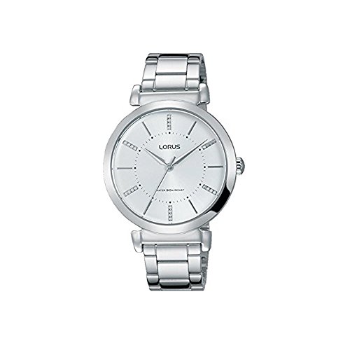 Lorus Damen Analog Quarz Uhr mit Edelstahl beschichtet Armband RG205LX9 von Lorus