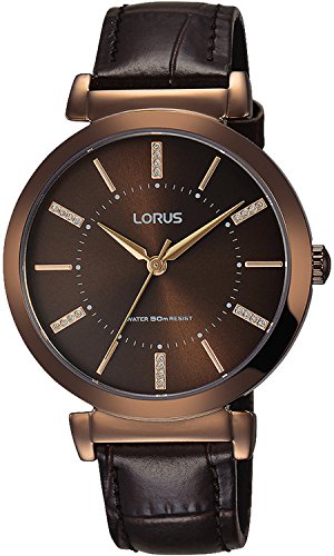 Lorus Watches Damen Analog Quarz Uhr mit Edelstahl beschichtet Armband RG207LX9 von Lorus