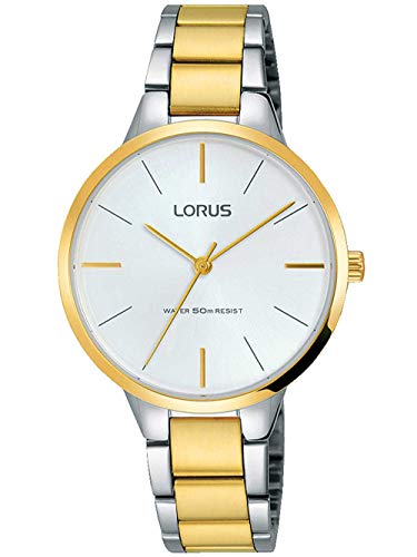 Pulsar Damen Analog Quarz Uhr mit Edelstahl beschichtet Armband RRS02WX9 von Lorus
