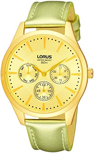 Lorus Watches Damen-Armbanduhr Analog Quarz mit Lederarmband RP602BX9 von Lorus