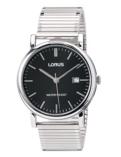 Lorus Klassik Herren-Uhr mit Palladiumauflage und Metallband RG857CX9 von Lorus