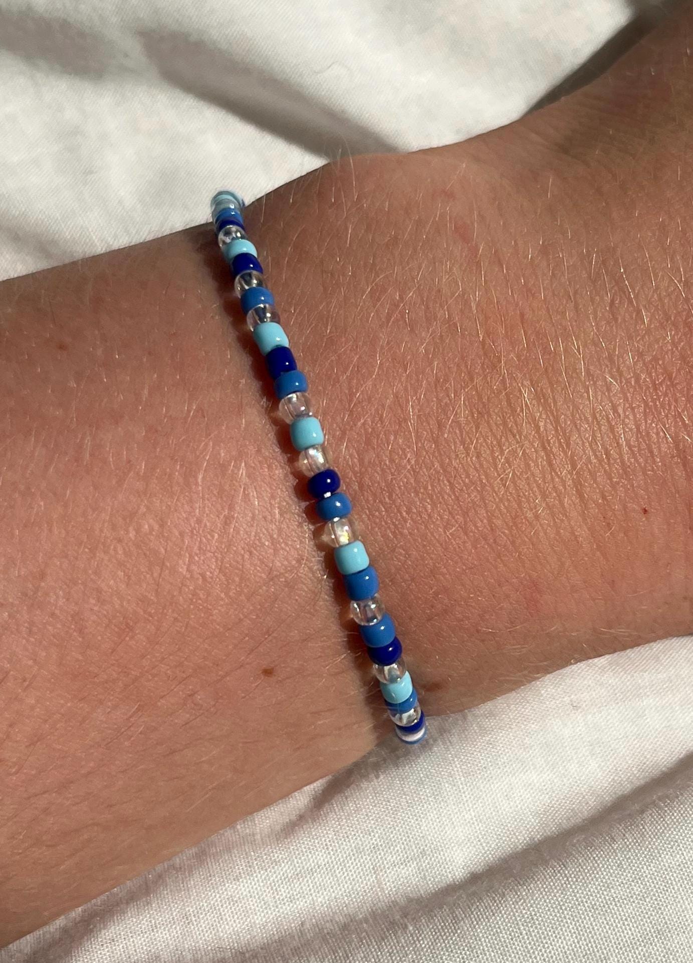Perlenarmband Blau/ Meer Perlenarmband Blau/ Meer von LorySchmuck