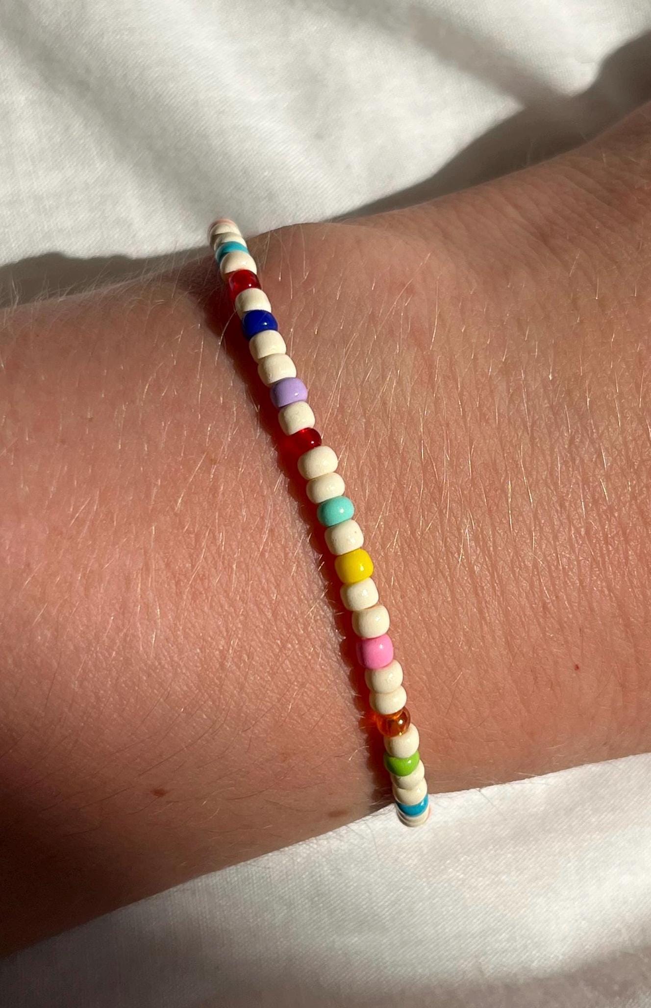 Perlenarmband Bunt Perlenarmband Bunt von LorySchmuck