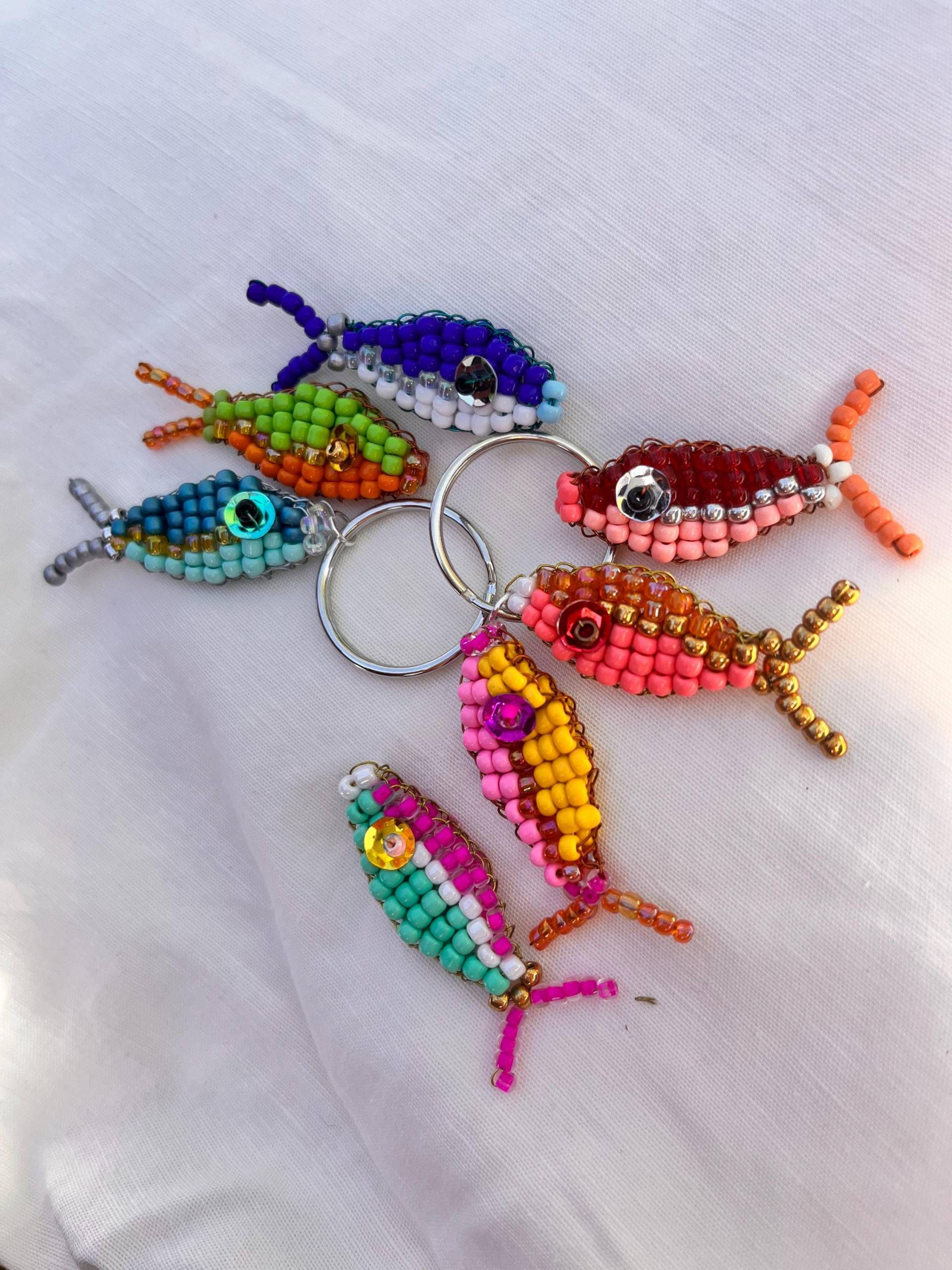Schlüsselanhänger Fisch Aus Perlen Schlüsselanhänger Fisch Aus Perlen von LorySchmuck