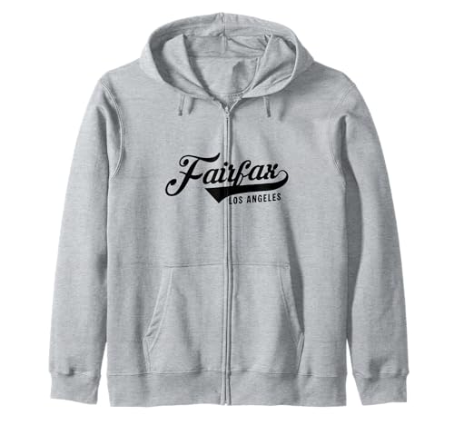 Fairfax Los Angeles geeignet für Männer und Frauen. Kapuzenjacke von Los Angeles California Pride Products