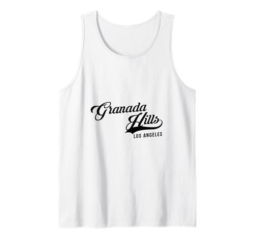 Granada Hills Los Angeles geeignet für Männer und Frauen. Tank Top Granada Hills Los Angeles geeignet für Männer und Frauen. Tank Top von Los Angeles California Pride Products