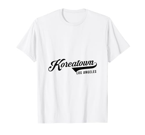 Koreatown Los Angeles geeignet für Männer und Frauen. T-Shirt Koreatown Los Angeles geeignet für Männer und Frauen. T-Shirt von Los Angeles California Pride Products