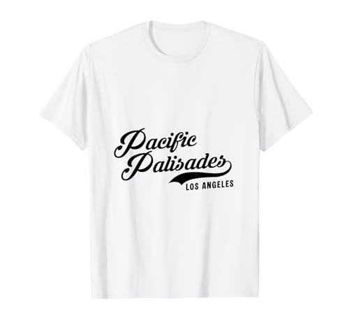 Pacific Palisades Los Angeles Geeignet für Männer und Frauen. T-Shirt von Los Angeles California Pride Products