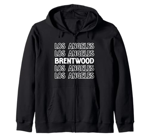 Brentwood Los Angeles LA CA für Herren und Damen. Kapuzenjacke Brentwood Los Angeles LA CA für Herren und Damen. Kapuzenjacke von Los Angeles LA Pride Products