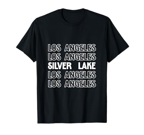 Silver Lake Los Angeles LA CA für Männer und Frauen. T-Shirt Silver Lake Los Angeles LA CA für Männer und Frauen. T-Shirt von Los Angeles LA Pride Products