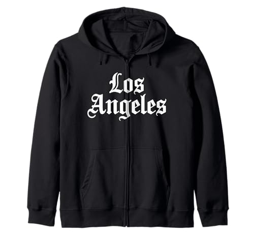 Los Angeles Tshirt Männer Frauen Kalifornien Retro Vintage Kapuzenjacke von Los Angeles Tshirt California LA Urlaubsreise