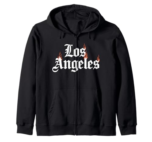 Los Angeles Tshirt Männer Frauen Kalifornien Retro Vintage Kapuzenjacke von Los Angeles Tshirt California LA Urlaubsreise