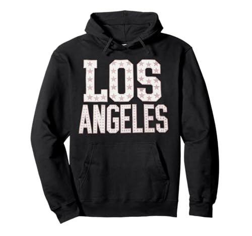 Los Angeles Tshirt Männer Frauen Kalifornien Retro Vintage Pullover Hoodie von Los Angeles Tshirt California LA Urlaubsreise