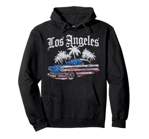 Los Angeles Tshirt Männer Frauen Kalifornien Retro Vintage Pullover Hoodie von Los Angeles Tshirt California LA Urlaubsreise