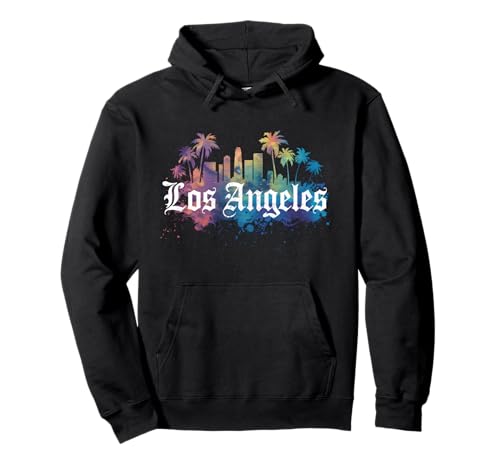 Los Angeles Tshirt Männer Frauen Kalifornien Retro Vintage Pullover Hoodie von Los Angeles Tshirt California LA Urlaubsreise