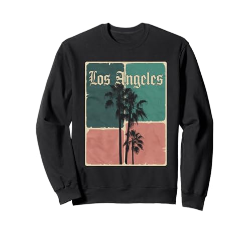 Los Angeles Tshirt Männer Frauen Kalifornien Retro Vintage Sweatshirt von Los Angeles Tshirt California LA Urlaubsreise