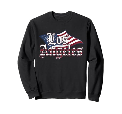 Los Angeles Tshirt Männer Frauen Kalifornien Retro Vintage Sweatshirt von Los Angeles Tshirt California LA Urlaubsreise