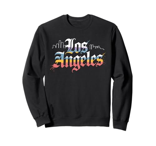 Los Angeles Tshirt Männer Frauen Kalifornien Retro Vintage Sweatshirt von Los Angeles Tshirt California LA Urlaubsreise