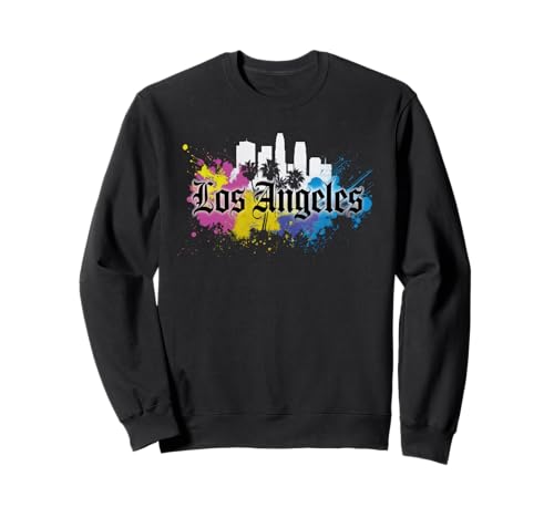 Los Angeles Tshirt Männer Frauen Kalifornien Retro Vintage Sweatshirt von Los Angeles Tshirt California LA Urlaubsreise