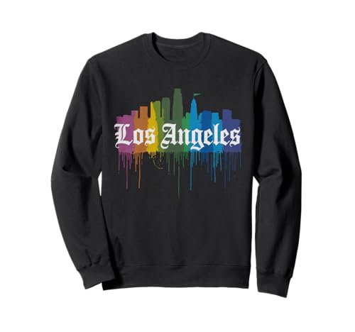 Los Angeles Tshirt Männer Frauen Kalifornien Retro Vintage Sweatshirt von Los Angeles Tshirt California LA Urlaubsreise