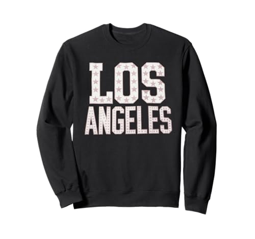 Los Angeles Tshirt Männer Frauen Kalifornien Retro Vintage Sweatshirt von Los Angeles Tshirt California LA Urlaubsreise