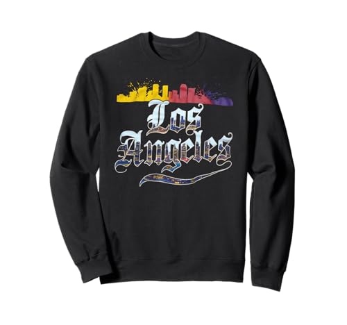 Los Angeles Tshirt Männer Frauen Kalifornien Retro Vintage Sweatshirt von Los Angeles Tshirt California LA Urlaubsreise