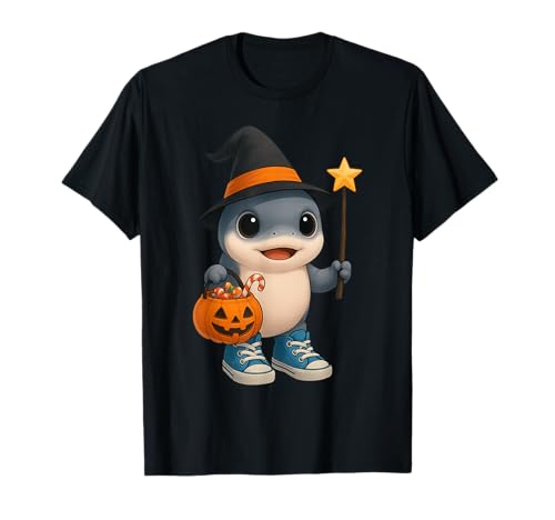 Brainrot Kid Meme Halloween-Kostüm Hai Tralala für Jungen T-Shirt Brainrot Kid Meme Halloween-Kostüm Hai Tralala für Jungen T-Shirt von Los Tralaleritos Dicen Halloween