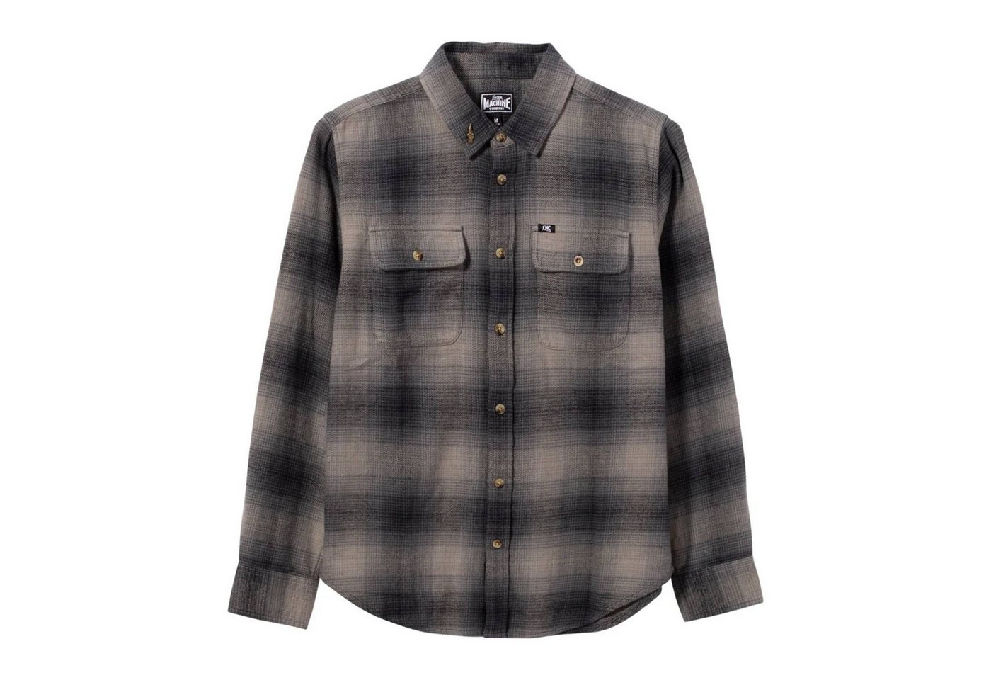 Loser Machine Flanellhemd Hemd Loser Machine Pasqual Schildpattknöpfe von Loser Machine