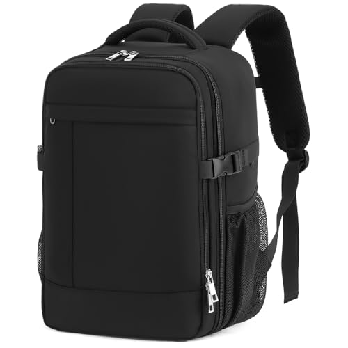 Handgepäck Rucksack 40x20x25 für Ryanair Rucksack Handgepäck Flugzeug mit Durchleitung 45 x 36 x 20 Tasche Reiserucksack Klein mit Eine Diebstahlsichere Tasche für Herren Damen, 14 Zoll Laptop von Lossga