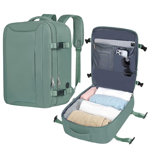 Lossga Handgepäck für Easyjet 45x36x20 Reiserucksack Damen Rucksack Männer Frauen Wanderrucksack Wasserdichter Outdoor Tagesrucksack von Lossga