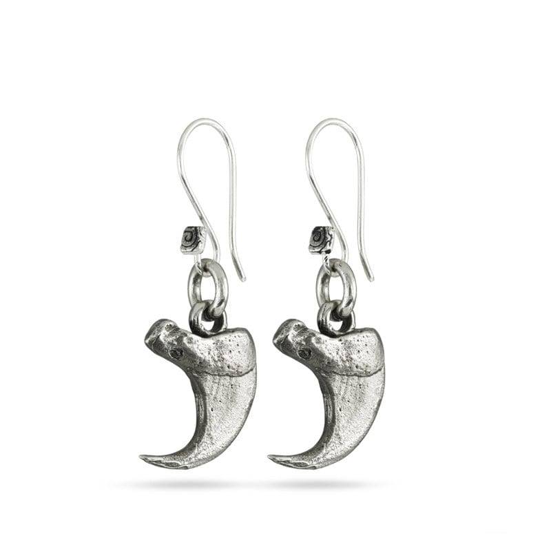 Klauen Ohrringe - Antike Silber Luchs Katzenohrringe von LostApostle